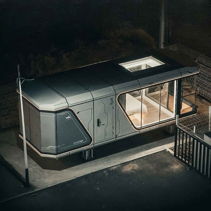 Modern Cyberpunk Space Capsule Houses Luxury Factory Prefab