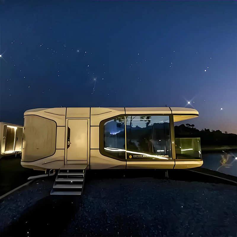 Lakeside Solar Power Moisture Proof Space Capsule Houses