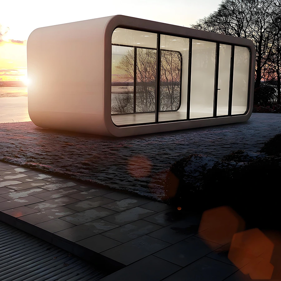 Buildings Prefab Apple Capsule House Mobile Homes Cheap