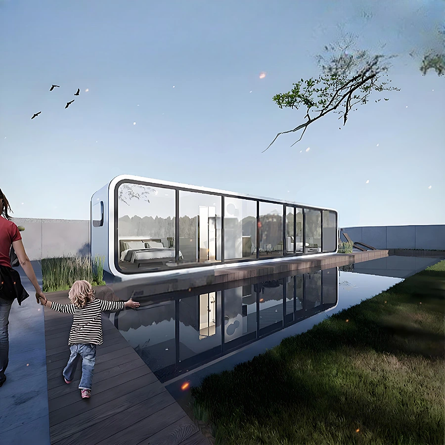 Apple Capsule House Sea Container Prefab Ready to Live in