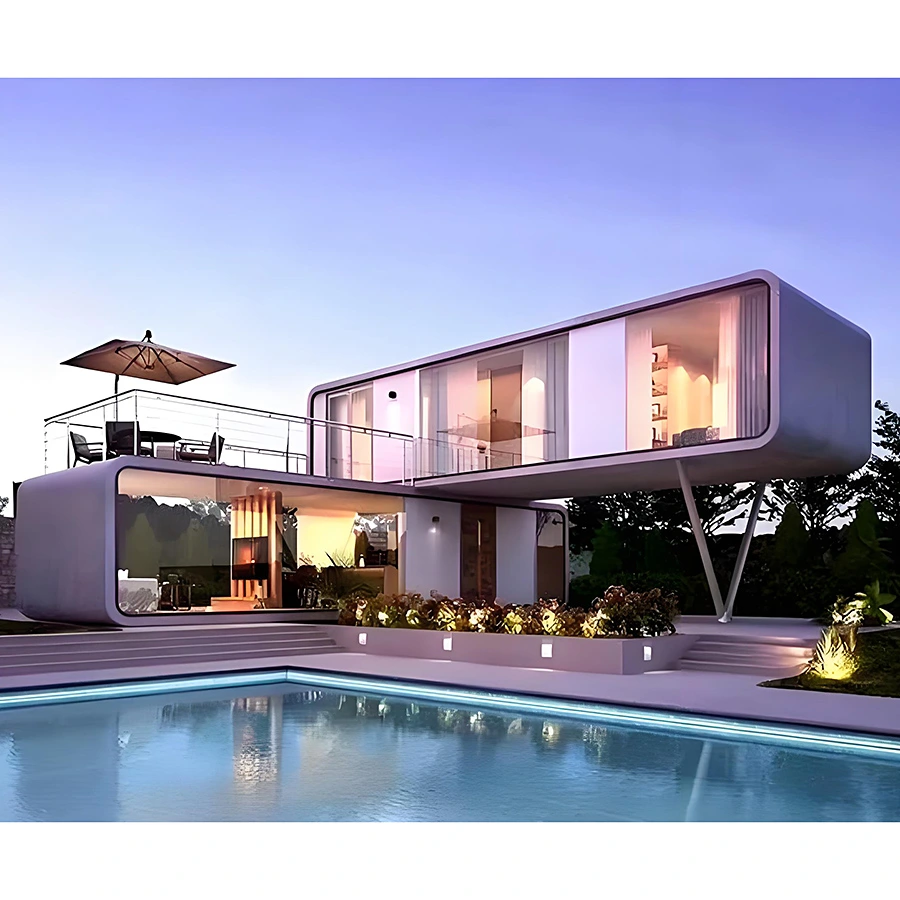 Apple Capsule House Residential Prefab Luxury Containers